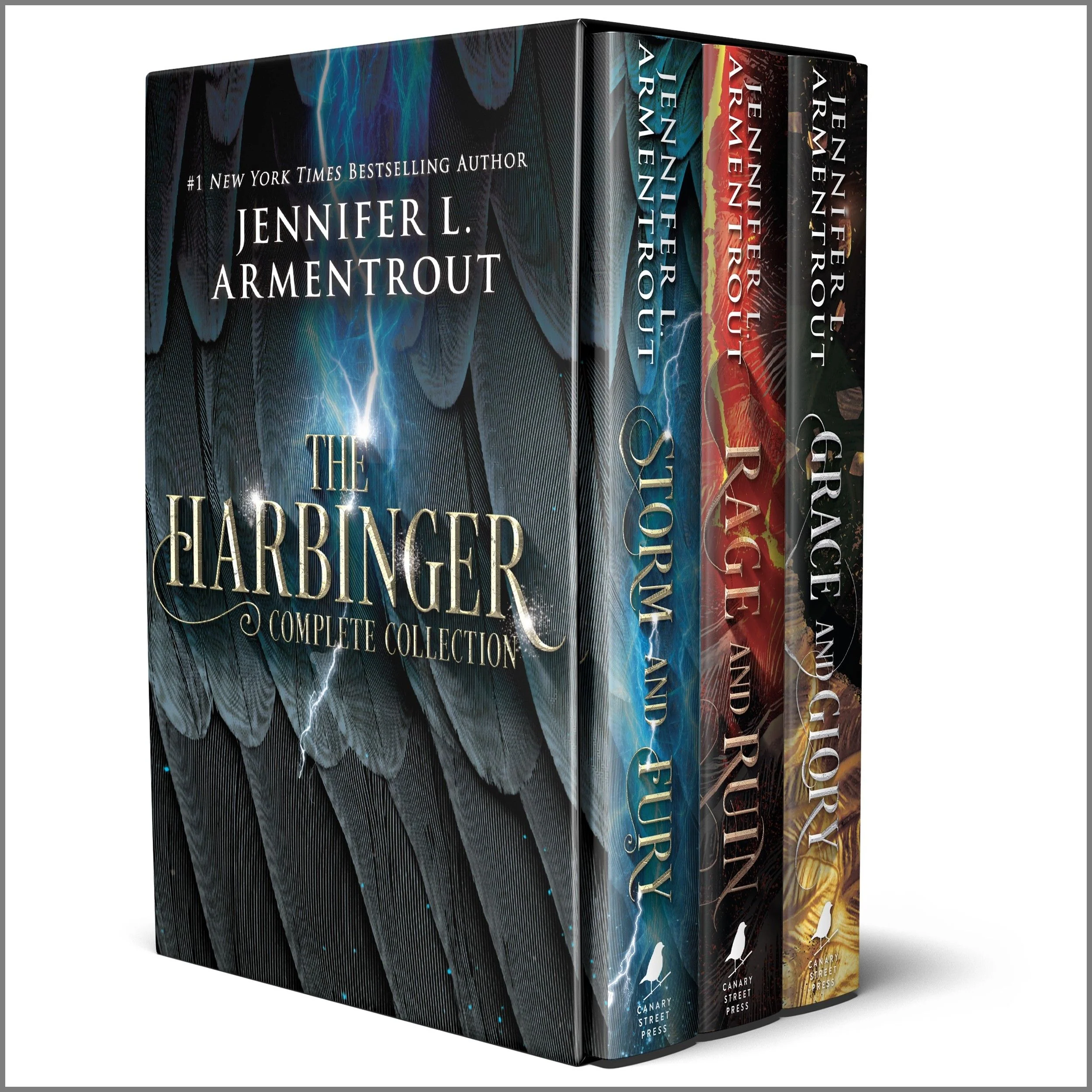 Jennifer Armentrout Harbinger Series Box Set: Storm and Fury, Rage and Ruin, Grace and Glory: Storm and Fury