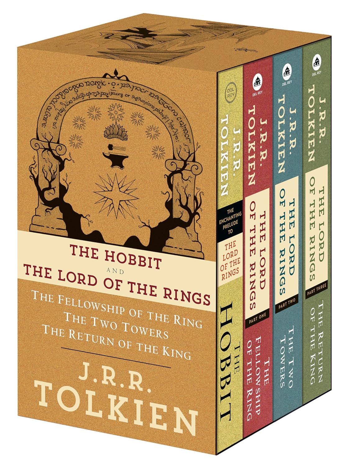 The Hobbit and The Lord of the Rings Boxed Set 25th Anniversary [Movie tie-in]: The Hobbit / The Fellowship of the Ring / The Two Towers / The Return of the King